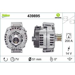 Alternator VALEO 439895 OE Ref 0009062722