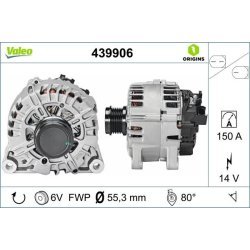 Alternator VALEO 439906 OE Ref 1685793