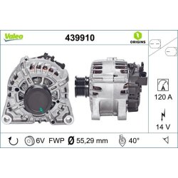Alternator VALEO 439910 OE Ref 1685791