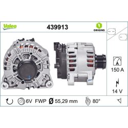 Alternator VALEO 439913 OE Ref 1678608