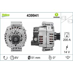 Alternator VALEO 439941 OE Ref 0009068504