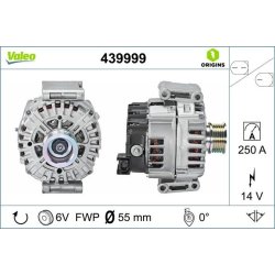 Alternateur VALEO 439999 pour MERCEDES CLASSE E OE 0009060205