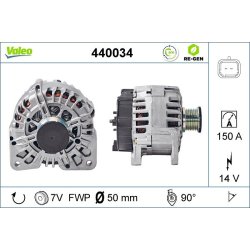 Alternator VALEO 440034 OE Ref 2310000Q0J