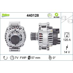 Alternator VALEO 440128 OE Ref 2711541402