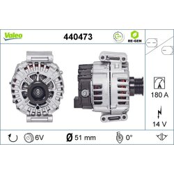 Alternator VALEO 440473 OE Ref 0009067802