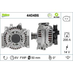 Alternator VALEO 440486 OE Ref 0131540002