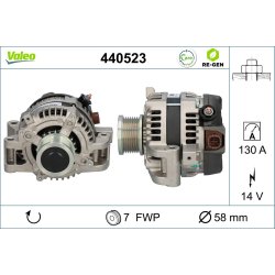 Alternateur VALEO 440523 pour LEXUS, TOYOTA OE 2706026030