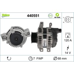 Alternator VALEO 440551 OE Ref 31100RBDE01
