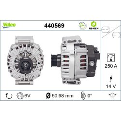 Alternator VALEO 440569 OE Ref 0009061622
