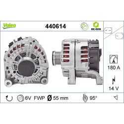 Alternator VALEO 440614 OE Ref 12318578608