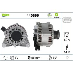 Alternator VALEO 440699 OE Ref 1303447