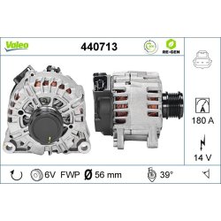 Alternator VALEO 440713 OE Ref 1870357