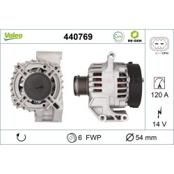 Alternator VALEO 440769 OE Ref 6204259