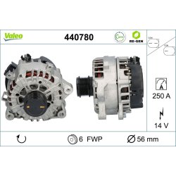 Alternateur VALEO 440780 pour FORD OE 2011356 VALEO