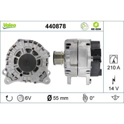 Alternateur VALEO 440878 pour DACIA, RENAULT, OE A004TJ0581