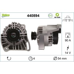 Alternator VALEO 440894 OE Ref 51718502