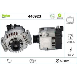 Alternateur VALEO 440923 pour MERCEDES CLASSE S, SPRINTER OE 0131540502 VALEO