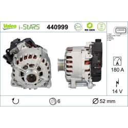 Démarreur-générateur VALEO 440999 pour CITROEN, DS, PEUGEOT OE 9674646180 VALEO