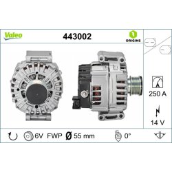Alternator VALEO 443002 OE Ref 0009062207