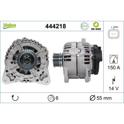 Alternator VALEO 444218 OE Ref 7711368386