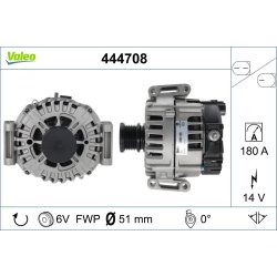 Alternator VALEO 444708 OE Ref 0009063622