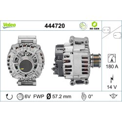 Alternator VALEO 444720 OE Ref 06J903023K