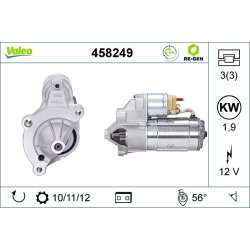 Démarreur VALEO 458249 VALEO