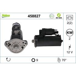 Starter Motor VALEO 458827 OE Ref 076911023A