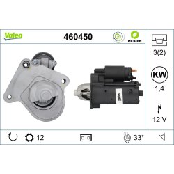 Starter Motor VALEO 460450 OE Ref 1140757
