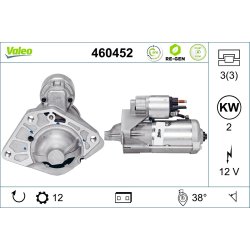 Starter Motor VALEO 460452 OE Ref A0009060226