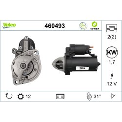 Starter Motor VALEO 460493 OE Ref 0061512501