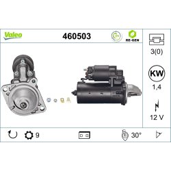 Starter Motor VALEO 460503 OE Ref 1714750