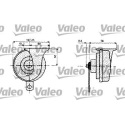 Avertisseur sonore VALEO 479158 VALEO