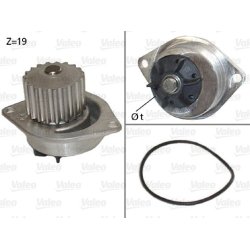 Water Pump VALEO 506595 OE Ref 1201-E5