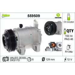 AC Compressor VALEO 559509 OE Ref 926009Y60A