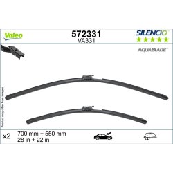 Essuie-glace VALEO 572331 pour BMW iX OE 5A0B571 VALEO