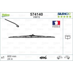 Essuie-glace VALEO 574140 pour IVECO, NISSAN, VAUXHALL, RENAULT, VALEO