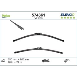 Essuie-glace VALEO 574361 pour MERCEDES, VW SPRINTER, CRAFTER VALEO