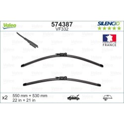 Wiper Blade VALEO 574387 OE Ref 8J1955425A