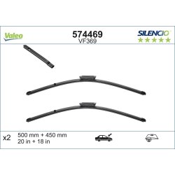 Essuie-glace VALEO 574469 pour RENAULT CLIO OE 288903431R VALEO