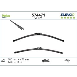 Essuie-glace VALEO 574471 pour ALPINA, AUDI, BMW, INFINITI et plus encore... VALEO