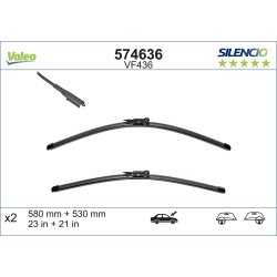 Essuie-glace VALEO 574636 pour SMART FORTWO OE A4518240426 VALEO
