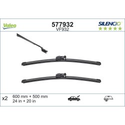 Essuie-glace VALEO 577932 pour LAND ROVER DISCOVERY, RANGE ROVER VALEO