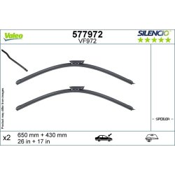 Essuie-glace VALEO 577972 pour CITROËN C4 OE 1611870180 VALEO