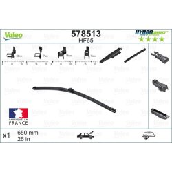 Essuie-glace VALEO 578513 pour ABARTH, ALFA ROMEO, AUDI, BMW et plus encore... VALEO
