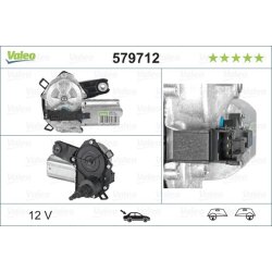 Moteur d'essuie-glace VALEO 579712 pour CITROEN, PEUGEOT, TOYOTA OE 6405-T2 VALEO