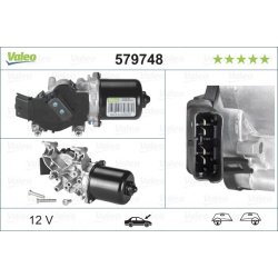 Moteur d'essuie-glace VALEO 579748 pour NISSAN NOTE OE 28800-9U100 VALEO