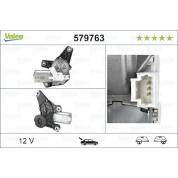 Moteur d'essuie-glace VALEO 579763 pour RENAULT LAGUNA OE 8200001893 VALEO