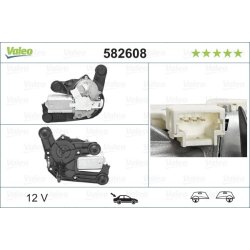 Moteur d'essuie-glace VALEO 582608 pour CITROEN, DS, PEUGEOT OE 6405-JQ VALEO