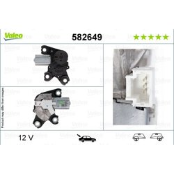Wiper Motor VALEO 582649 OE Ref 9812673080